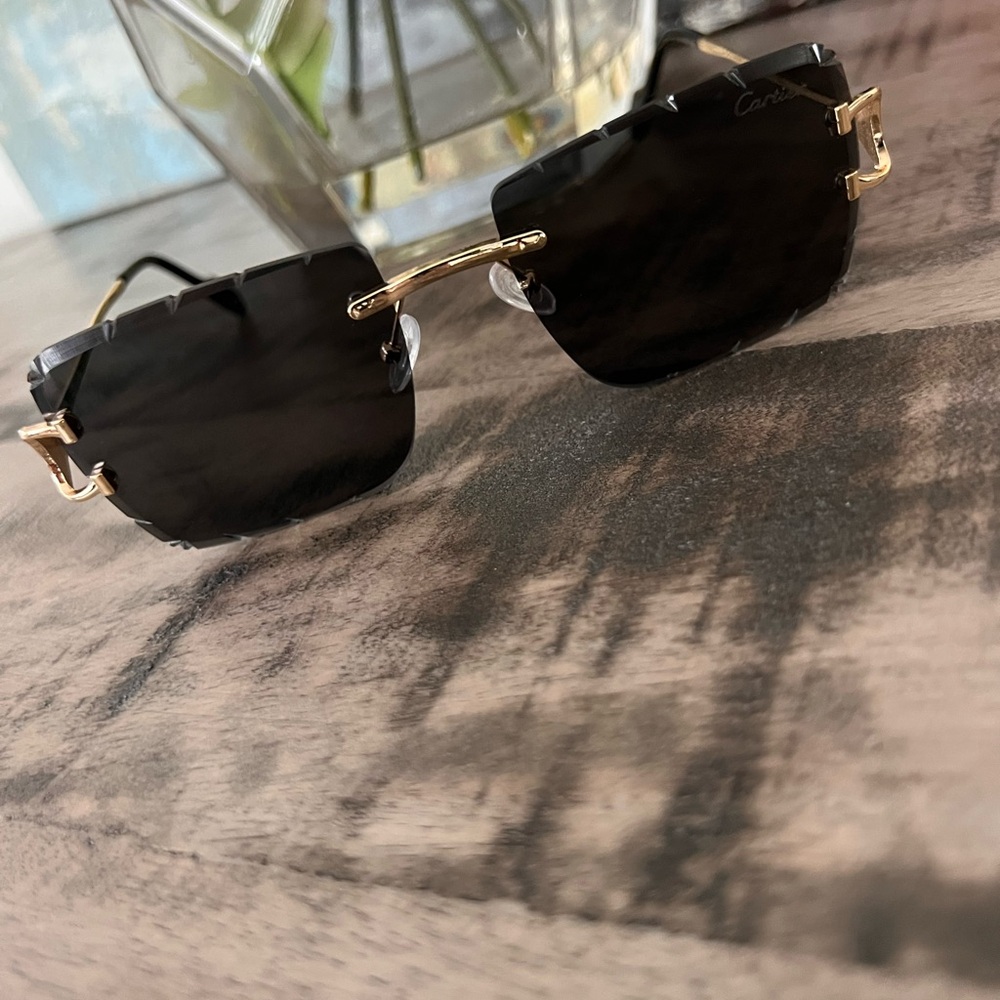 Black and Gold Sunglasses